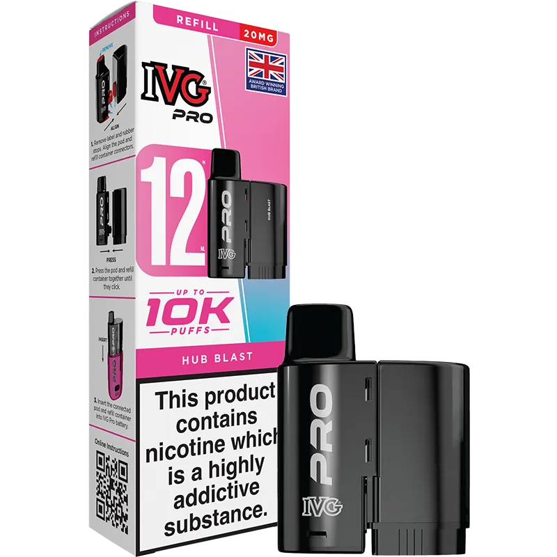Hub Blast IVG Pro Pod & Refill 12ml