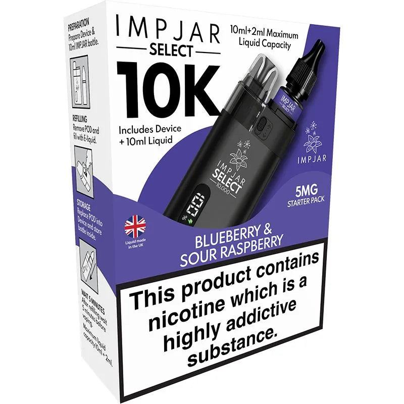 Imp Jar Select 10K Pod Vape Kit + 10ml E-Liquid