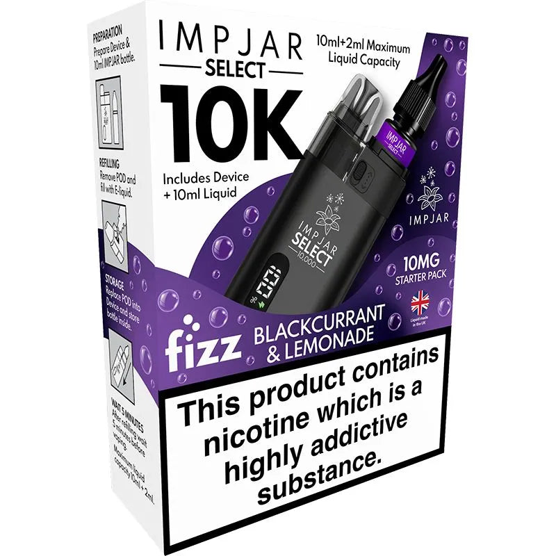 Imp Jar Select 10K Pod Vape Kit + 10ml E-Liquid