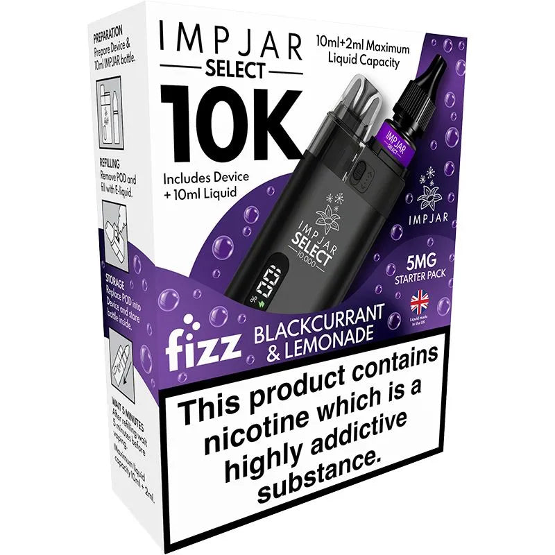 Imp Jar Select 10K Pod Vape Kit + 10ml E-Liquid