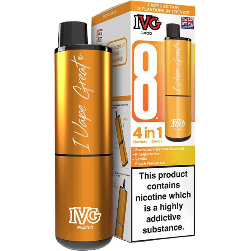 IVG 2400 4 in 1 Pod Vape Kit 8ml