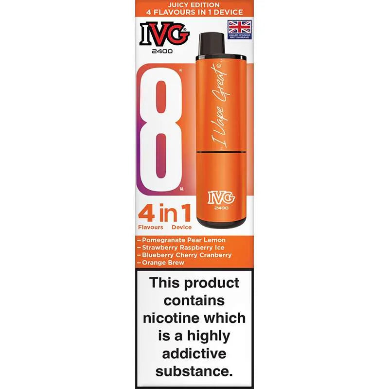IVG 2400 4 in 1 Pod Vape Kit 8ml