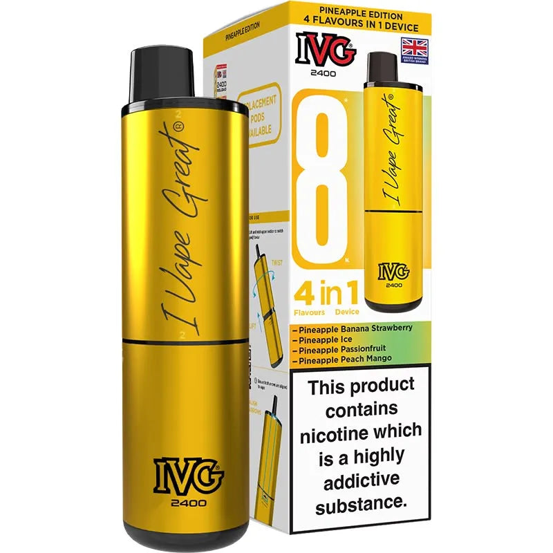 IVG 2400 4 in 1 Pod Vape Kit 8ml