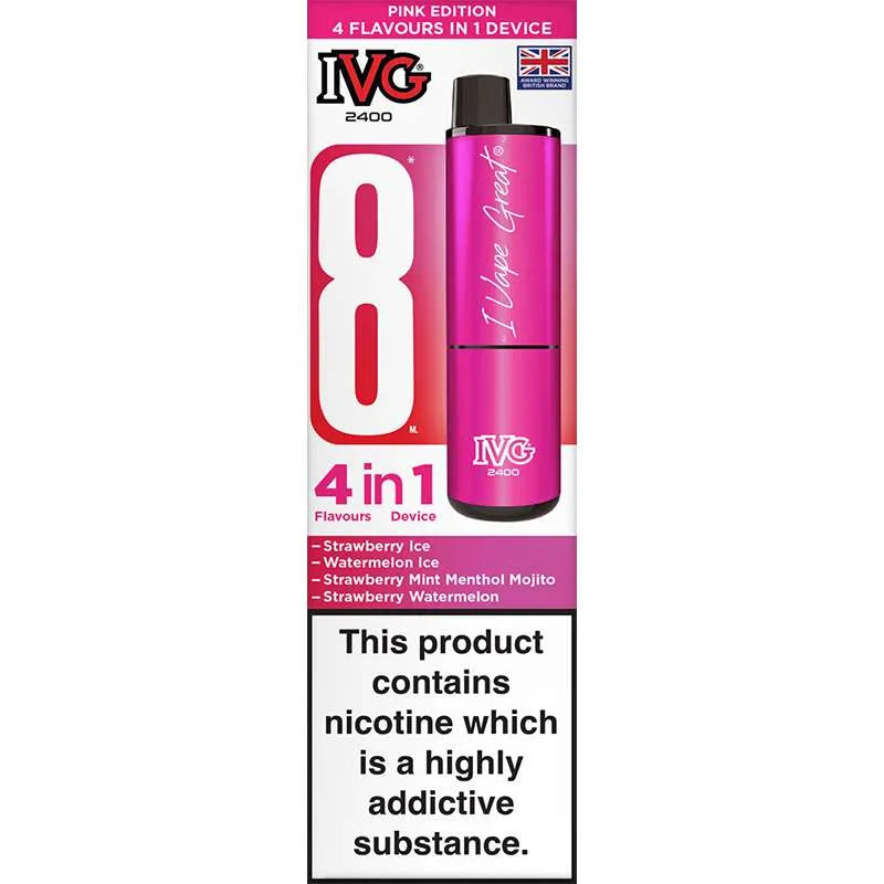 IVG 2400 4 in 1 Pod Vape Kit 8ml