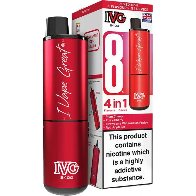 IVG 2400 4 in 1 Pod Vape Kit 8ml