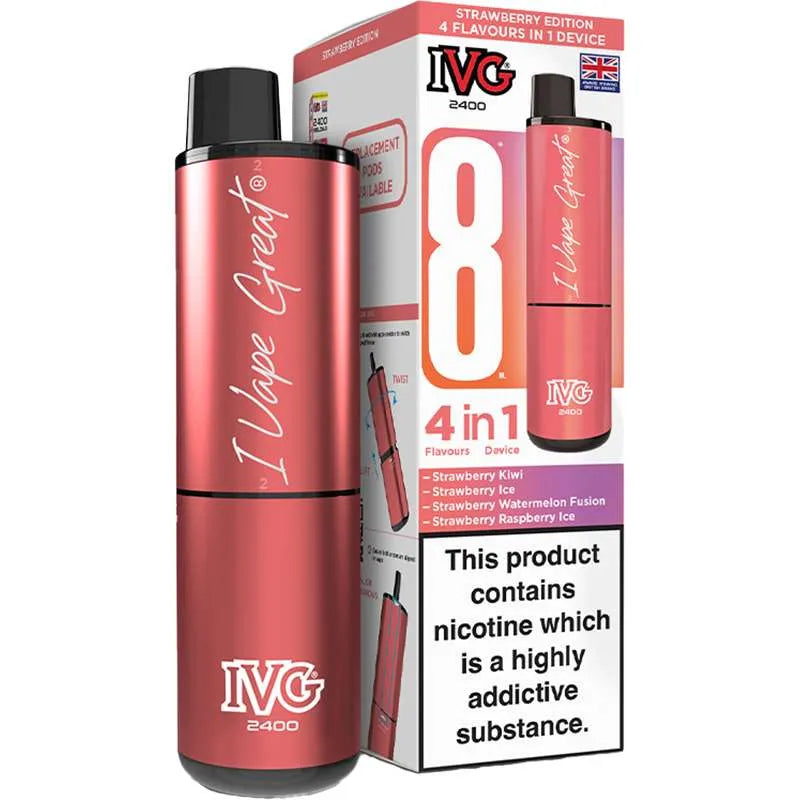 IVG 2400 4 in 1 Pod Vape Kit 8ml