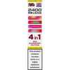 IVG 2400 Reload 4 In 1 Red Raspberry Edition Pods 4 Pack