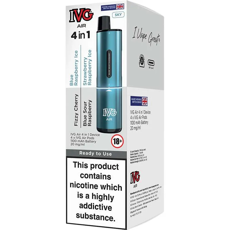 IVG Air 4 in 1 Sky Blue Edition Pod Kit 8ml