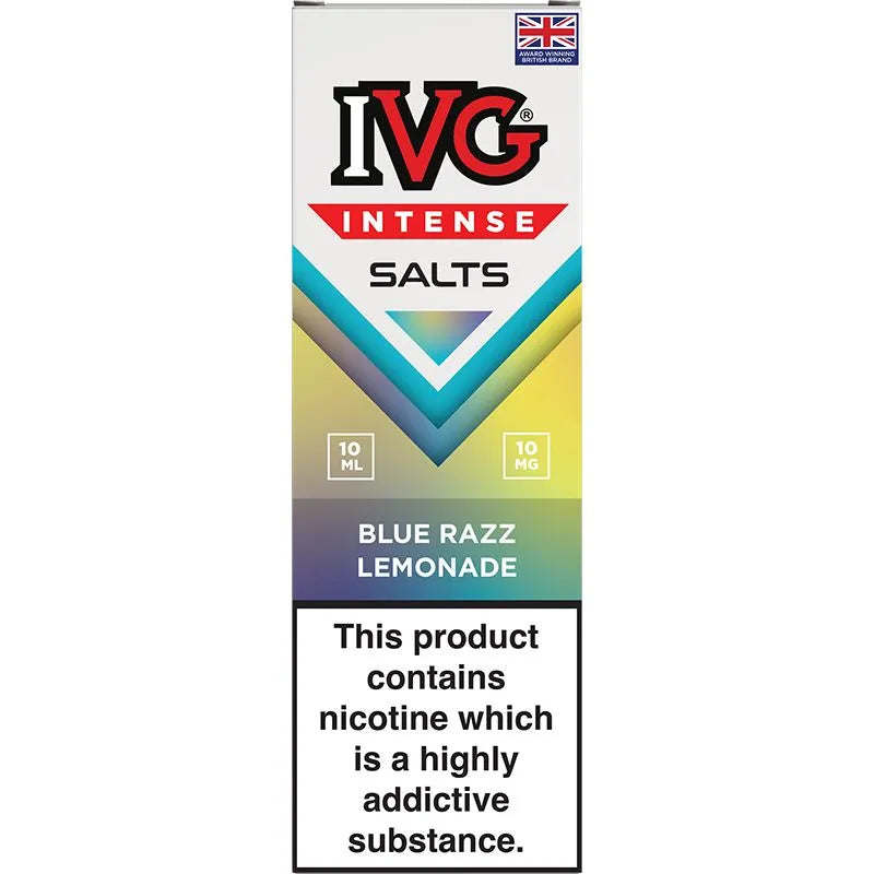 IVG Intense Salts Blue Razz Lemonade E-Liquid 10ml