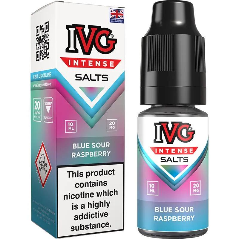 IVG Intense Salts Blue Sour Raspberry E-Liquid 10ml