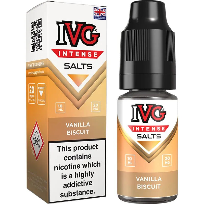 IVG Intense Salts Vanilla Biscuit E-Liquid 10ml