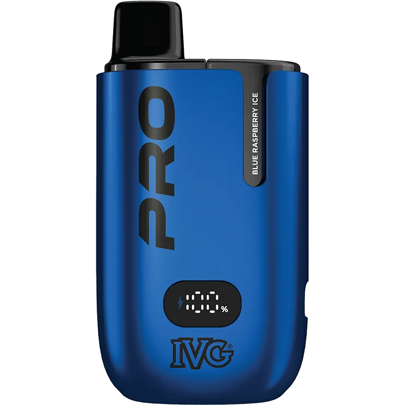 IVG Pro 12 Blue Raspberry Ice Pod Vape Kit 12ml