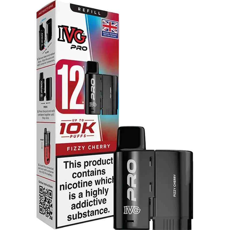 Fizzy Cherry IVG Pro Pod & Refill 12ml