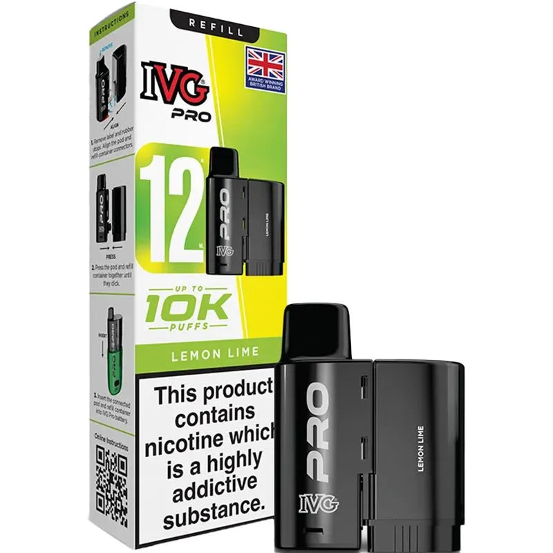 Lemon Lime IVG Pro Pod & Refill 12ml