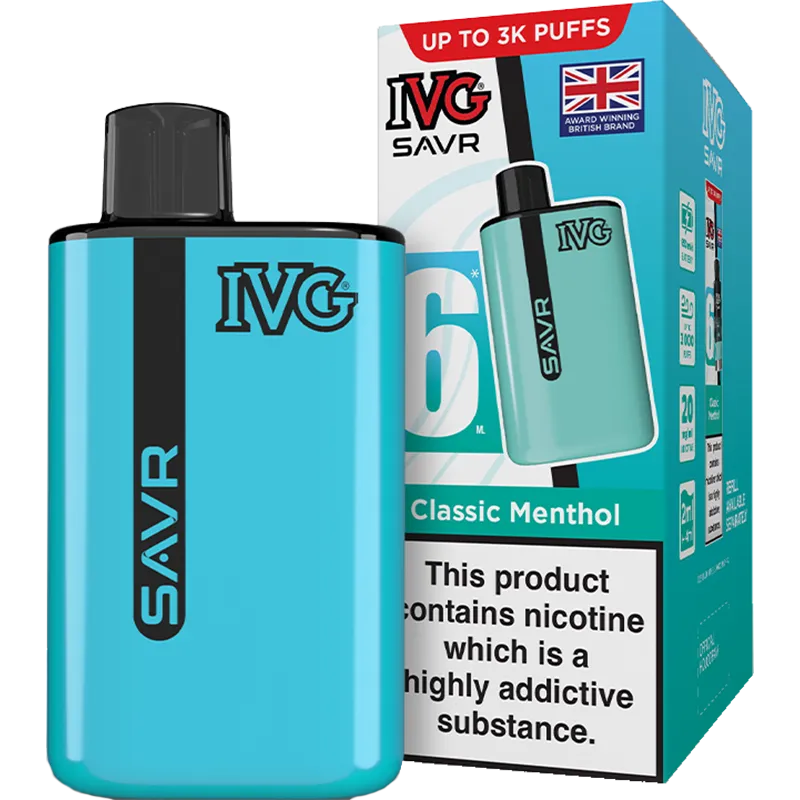 IVG SAVR Classic Menthol Pod Vape Kit 6ml