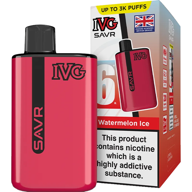 IVG SAVR Watermelon Ice Pod Vape Kit 6ml
