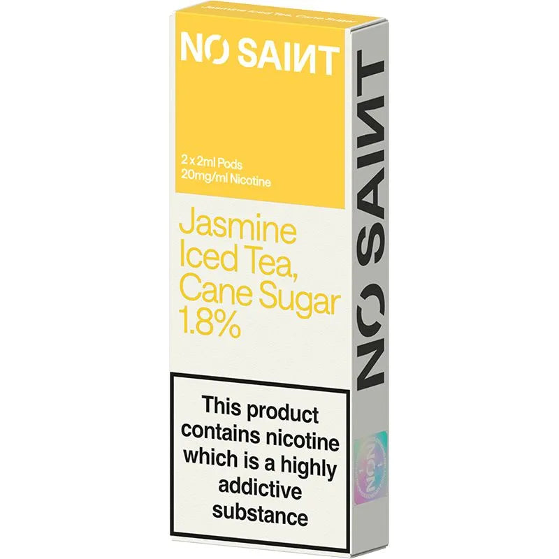 Jasmine Iced Tea Cane Sugar NO SAINT Pod 2 Pack