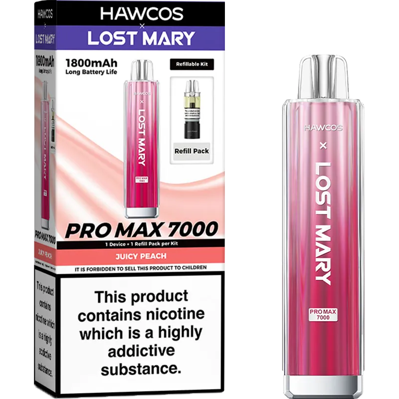 Hawcos x Lost Mary Pro Max 7000 Pod Vape Kit 10ml