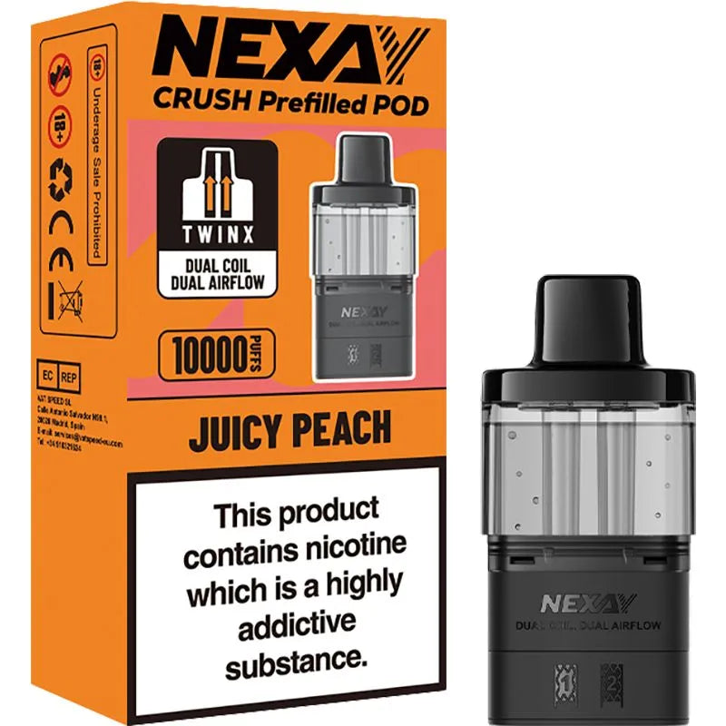 Juicy Peach Nexay Crush Pod & Refill 10ml
