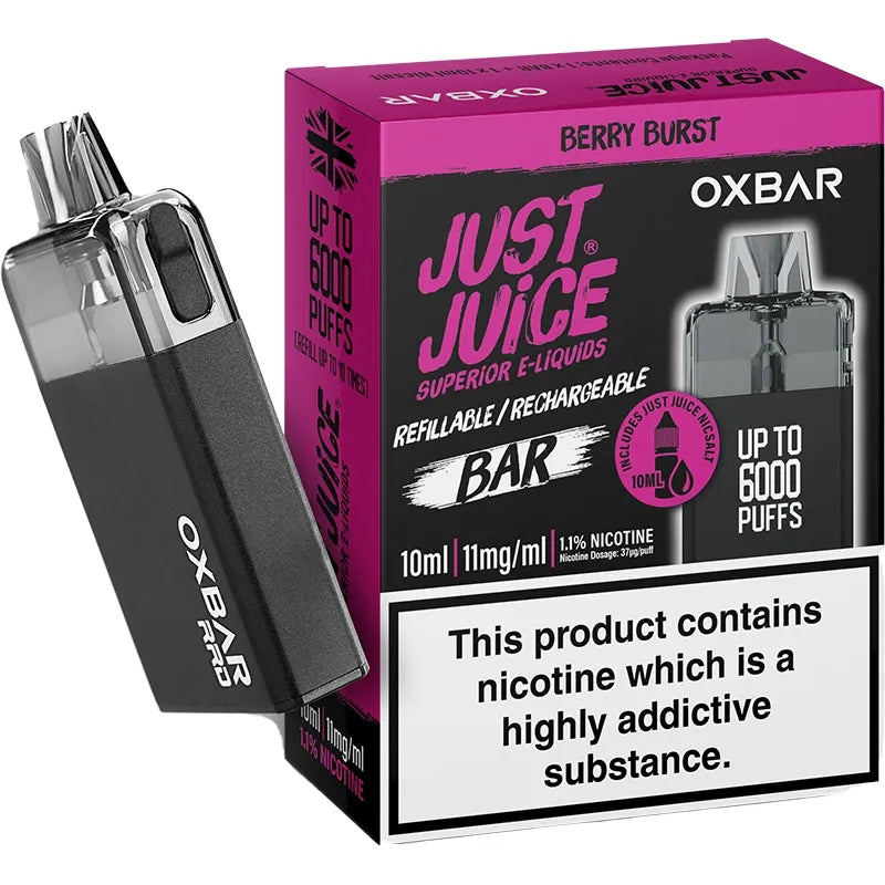 Just Juice x Oxbar RRD Berry Burst Rechargeable Disposable Vape