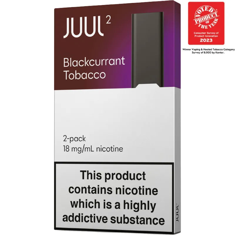 JUUL2 Blackcurrant Tobacco Pod 2 Pack