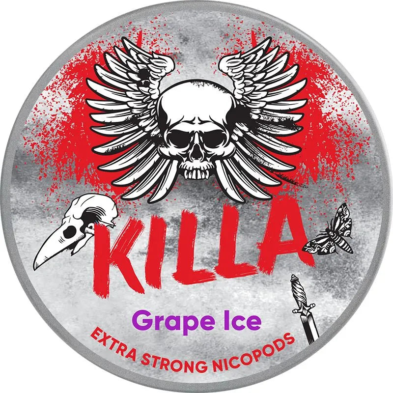 Killa Grape Ice Nicopod Nicotine Pouches