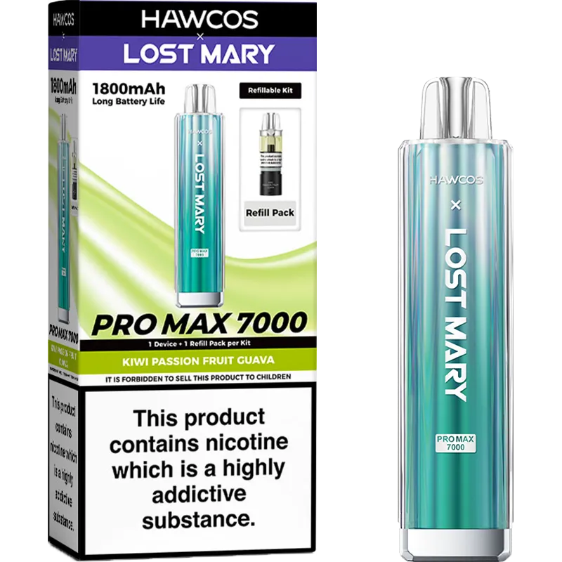 Hawcos x Lost Mary Pro Max 7000 Pod Vape Kit 10ml