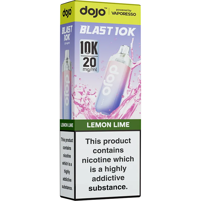 DOJO Blast 10K Lemon Lime Pod Vape Kit 10ml