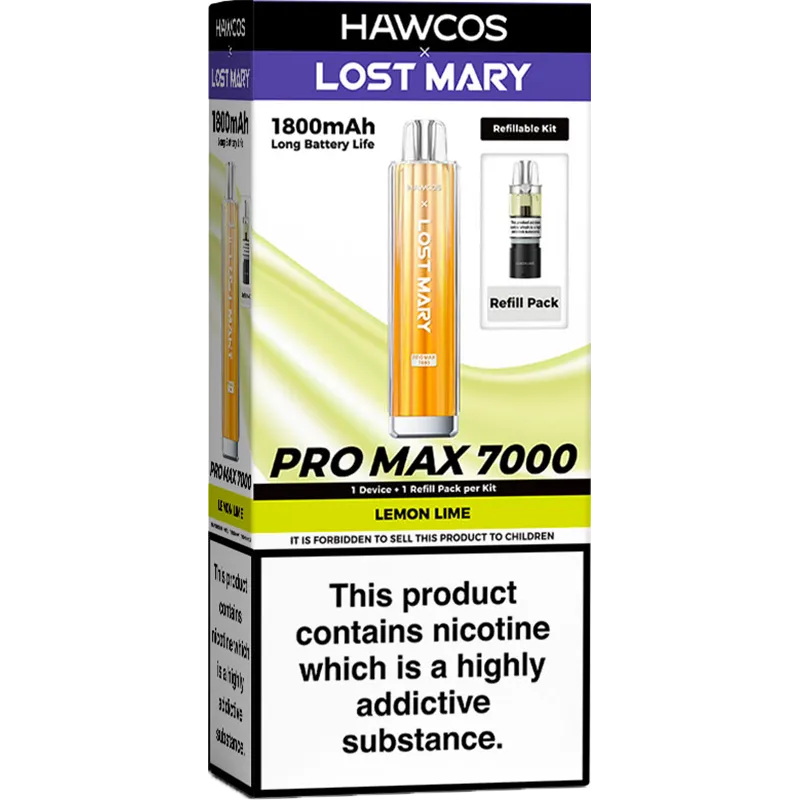 Hawcos x Lost Mary Pro Max 7000 Pod Vape Kit 10ml