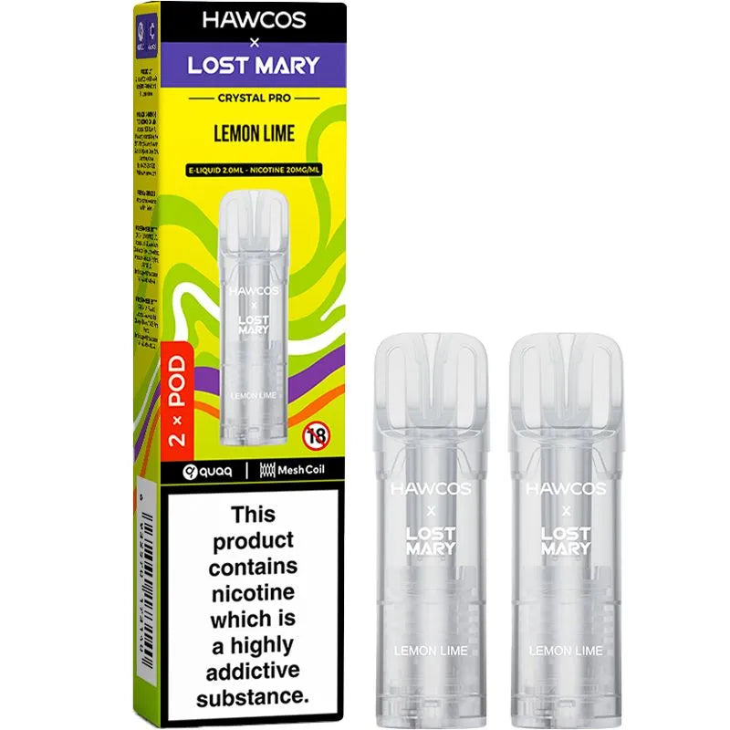 Lemon Lime Hawcos x Lost Mary Pods 2 Pack