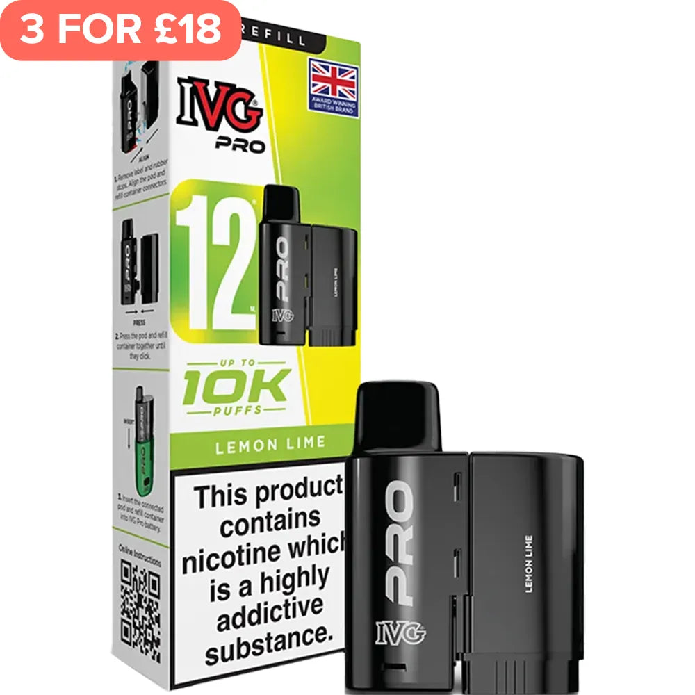 Lemon Lime IVG Pro Pod & Refill 12ml