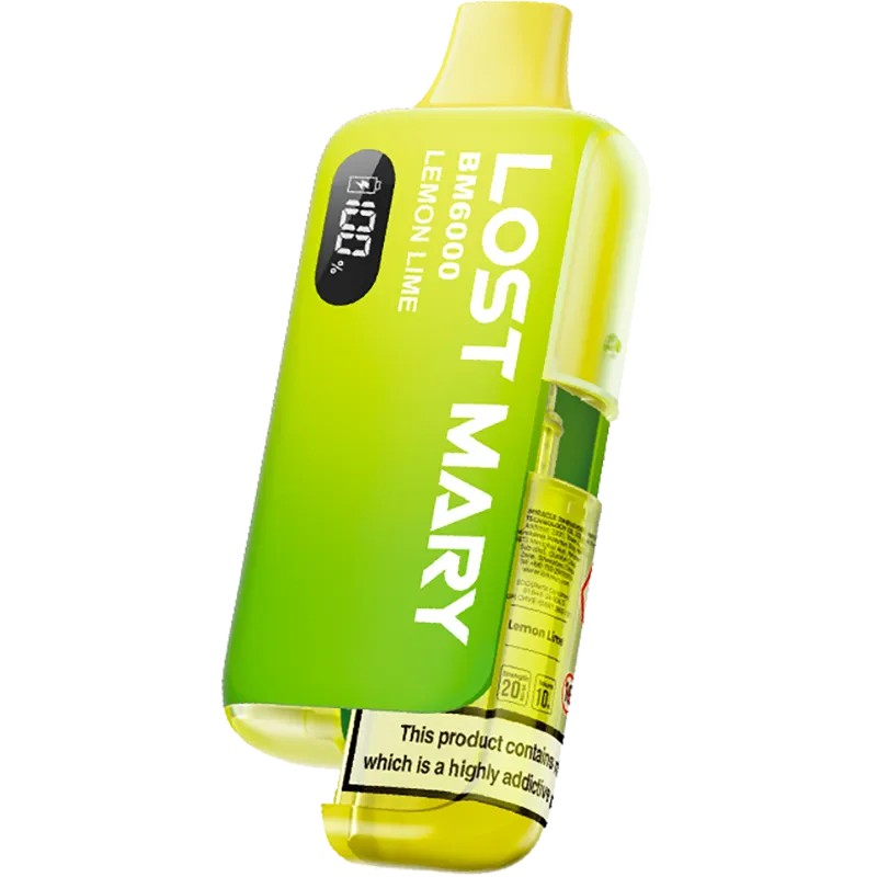 Lost Mary BM6000 Lemon Lime Pod Vape Kit 12ml