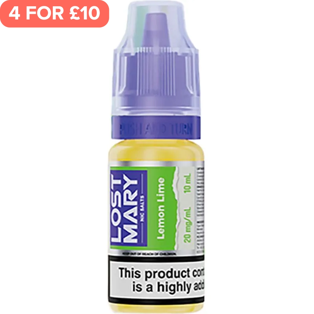 Lemon Lime Lost Mary Nic Salts E-Liquid 10ml