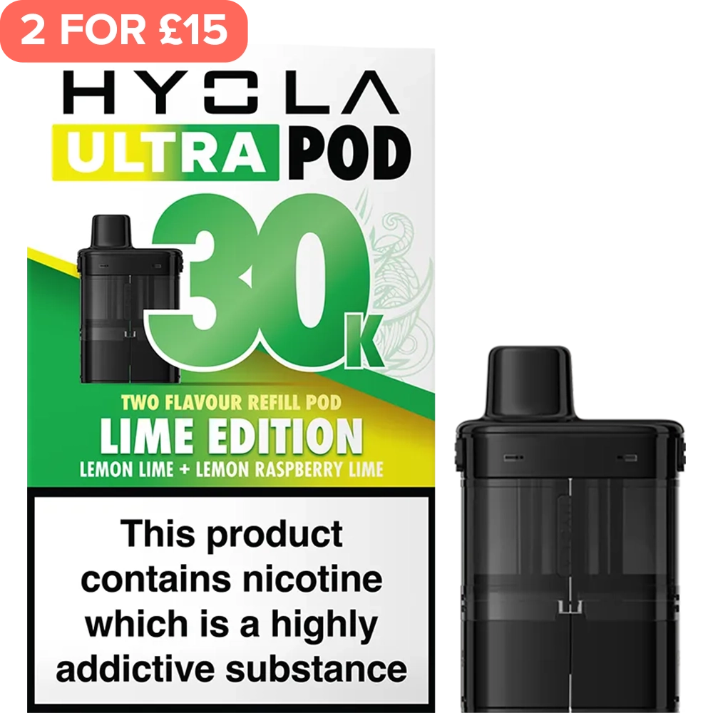 Lime Edition Hyola Ultra 30K Pod & Refill 20ml