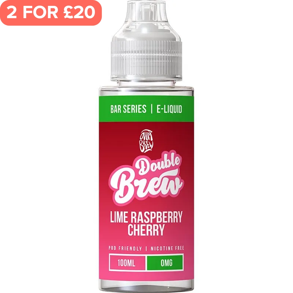 Lime Raspberry Cherry Double Brew E-Liquid 100ml