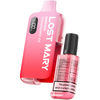Lost Mary BM6000 strawberry ice disposable vape on a white background.
