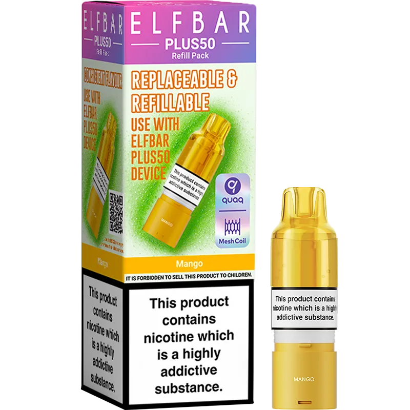 Mango Elf Bar Plus 50 Pod & Refill 10ml