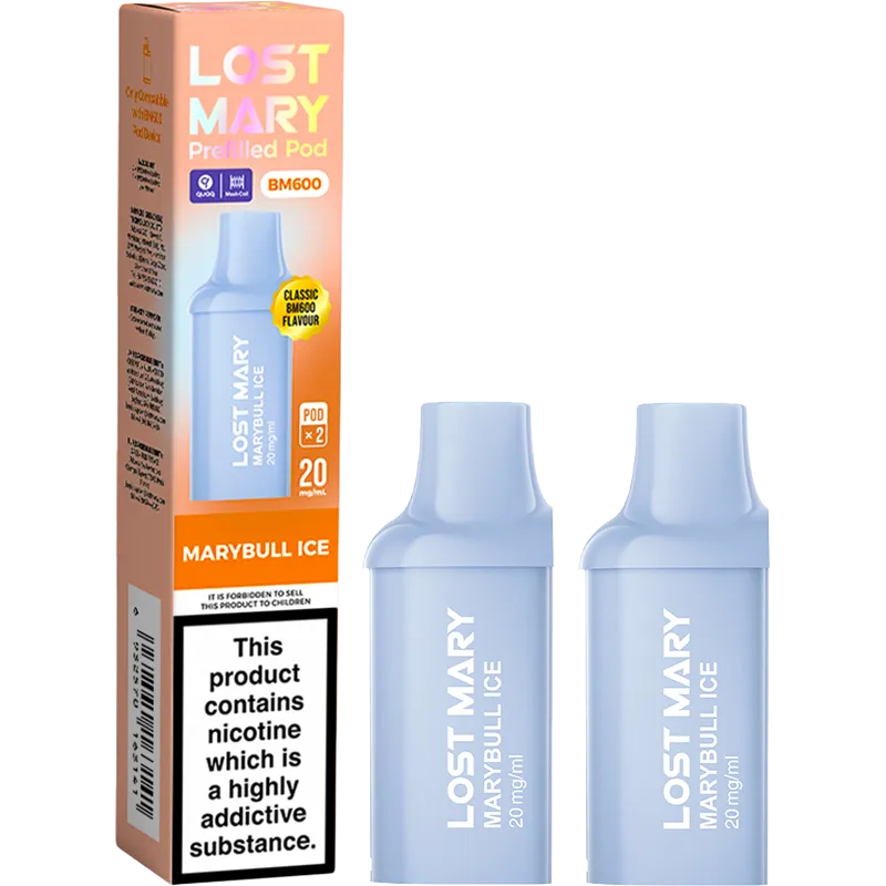 Marybull Ice Lost Mary BM600 Pods 2 Pack
