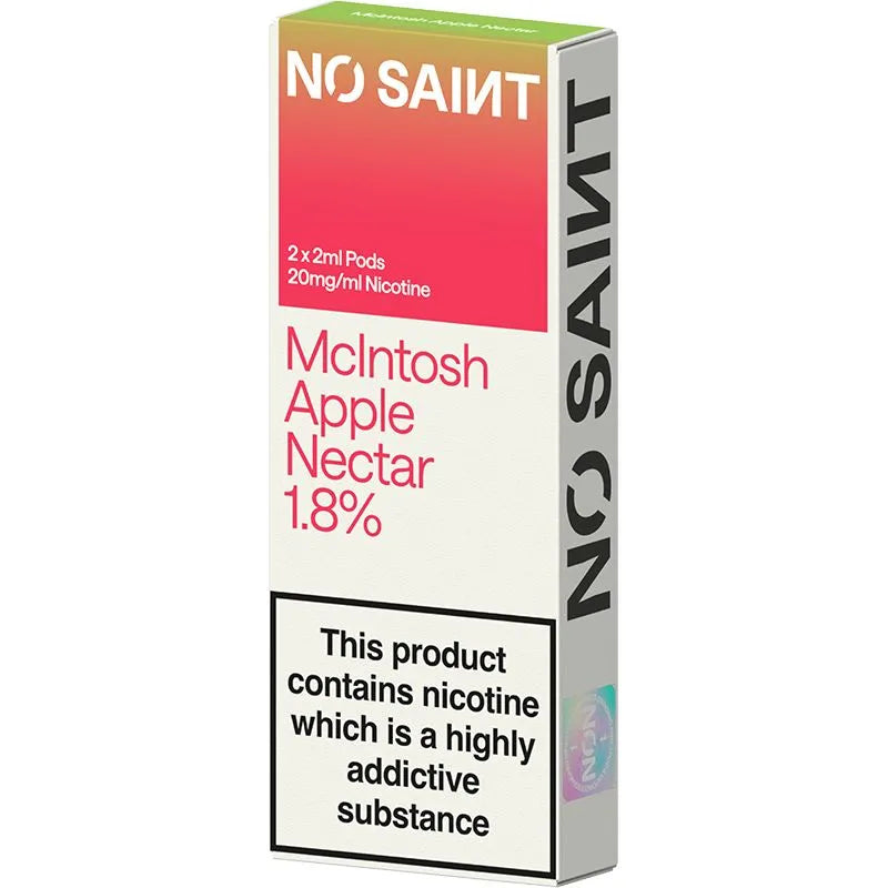 McIntosh Apple Nectar NO SAINT Pod 2 Pack
