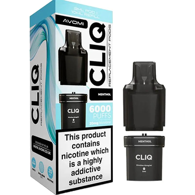 Menthol Avomi CLIQ Pod & Refill 12ml