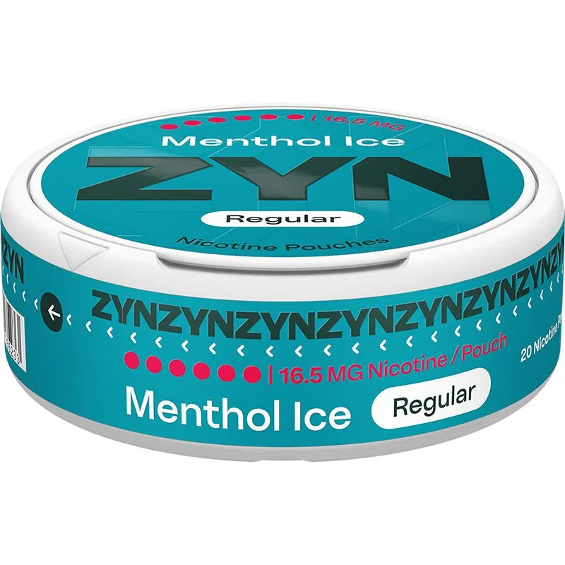 Menthol Ice ZYN Regular Nicotine Pouches 21 Pack