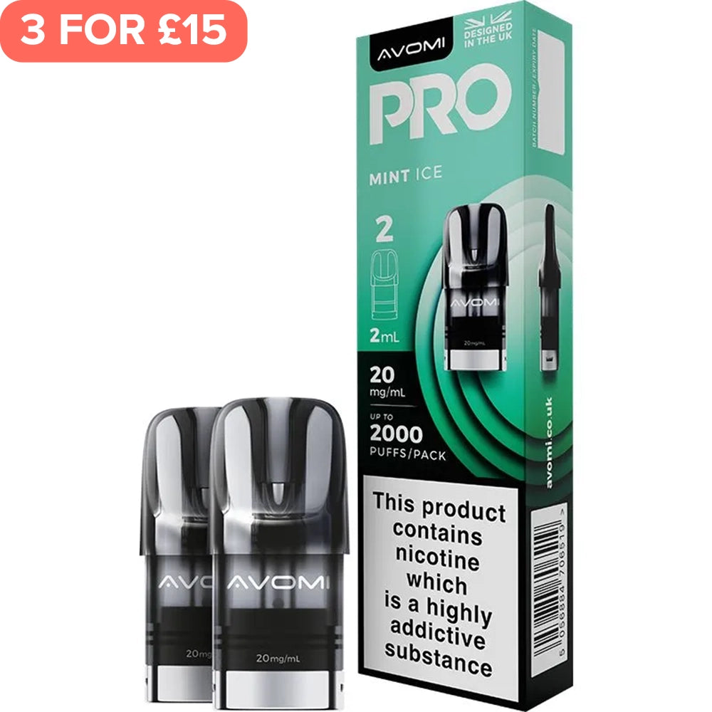 Mint Ice Avomi PRO Pods 2 Pack