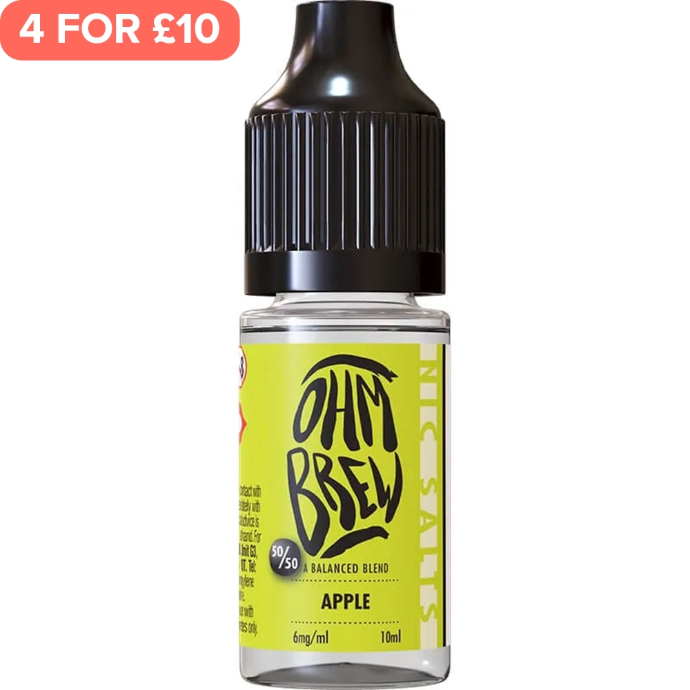 Apple Ohm Brew 50/50 E-Liquid 10ml