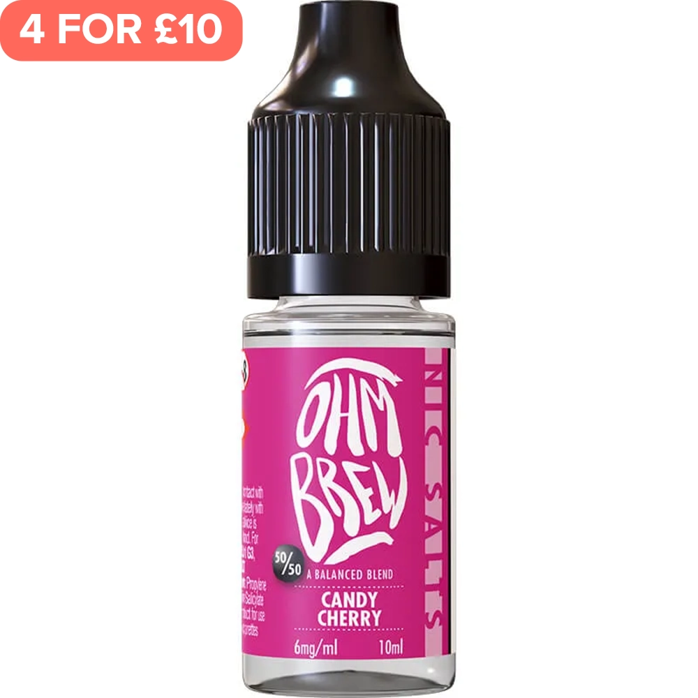 Candy Cherry Ohm Brew 50/50 E-Liquid 10ml