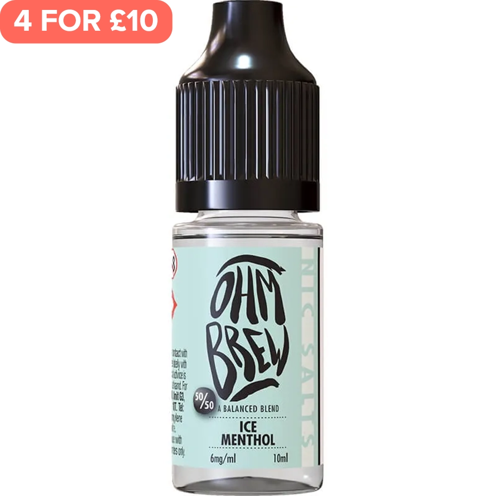Ice Menthol Ohm Brew 50/50 E-Liquid 10ml
