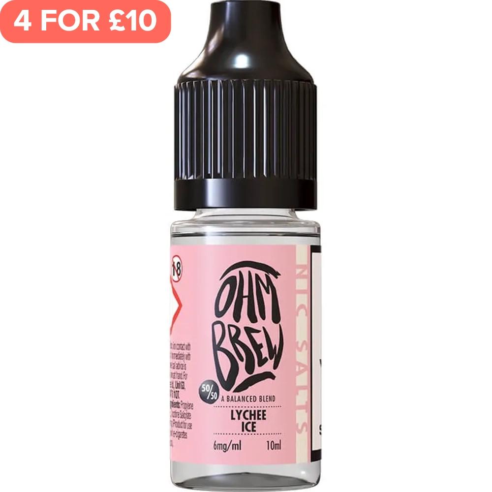 Lychee Ice Ohm Brew 50/50 E-Liquid 10ml