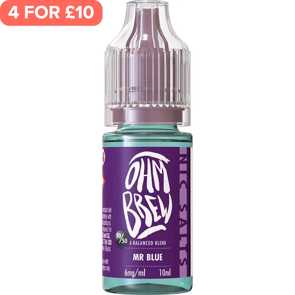 Mr Blue Ohm Brew 50/50 E-Liquid 10ml