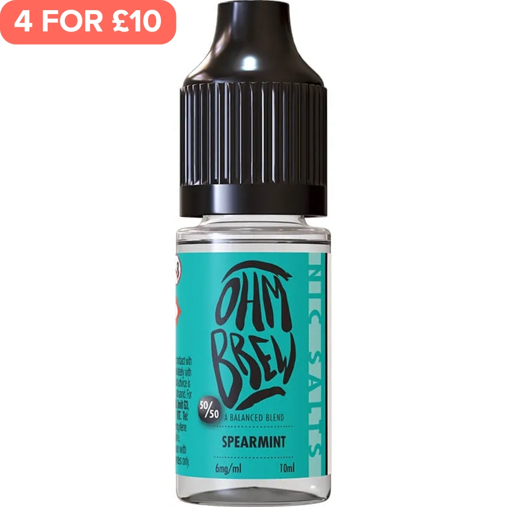 Spearmint Ohm Brew 50/50 E-Liquid 10ml