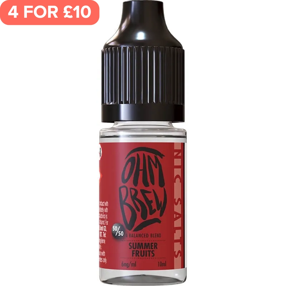 Summer Fruits Ohm Brew 50/50 E-Liquid 10ml