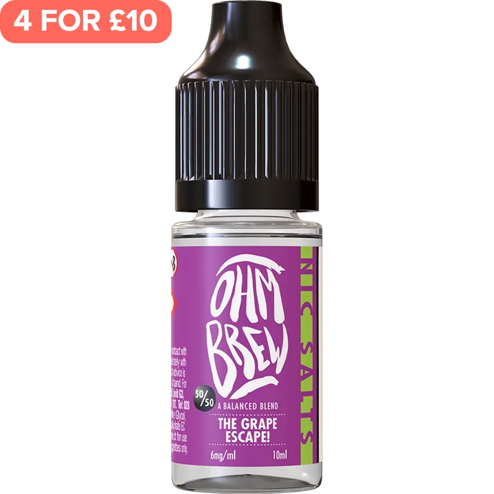 The Grape Escape Ohm Brew 50/50 10ml